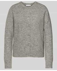 Samsøe & Samsøe - Gebreide Cardigan Met Ronde Hals - Lyst