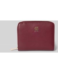 Tommy Hilfiger - Portemonnaie mit Logo-Applikation - Lyst