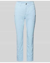 M·a·c - Slim Fit Jeans in unifarbenem Design Modell 'MELANIE' - Lyst