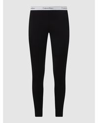 Calvin Klein Pyjama-Hose mit Stretch-Anteil - Schwarz