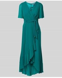 Christian Berg Cocktail - Cocktailkleid in Wickel-Optik - Lyst