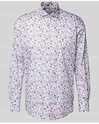 Eterna - Regular Fit Zakelijk Overhemd Met Knoopsluiting - Lyst