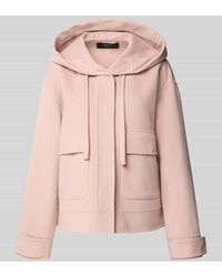 Weekend by Maxmara - Regular Fit Jacke mit Kapuze aus Woll-Mix Modell 'GARY' - Lyst