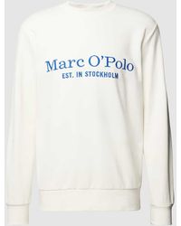Marc O' Polo - Sweatshirt mit Label-Stitching - Lyst