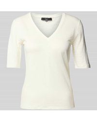 Weekend by Maxmara - T-Shirt mit V-Ausschnitt Modell 'OPZIONE' - Lyst