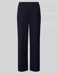 Tom Tailor - Korte Stoffen Broek Met Viscose En Wijde Pijpen - Lyst