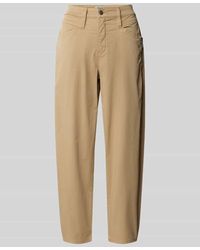 M·a·c - Straight Fit Hose mit Reißverschluss-Detail Modell 'Bora' - Lyst