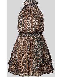 Guess - Mini-jurk Met Dierenprint - Lyst