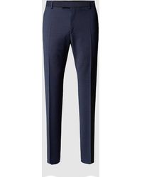 Strellson - Slim Fit Pantalon Met Persplooien, Model 'flex Cross' - Lyst