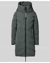 Khujo - Regular Fit Steppmantel mit Logo-Print Modell 'Darka' - Lyst