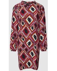MORE&MORE - Kleid aus Viskose mit Allover Muster - Lyst
