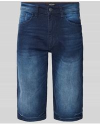 Blend - Slim Fit Jeansshorts im 5-Pocket-Design - Lyst