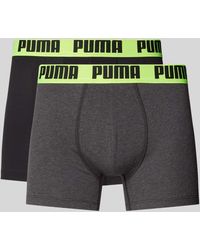 PUMA - Trunks mit Label-Detail im 2er-Pack - Lyst