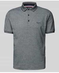 Hechter Paris - Poloshirt Met Korte Knoopsluiting - Lyst