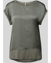 Soya Concept - T-Shirt mit Rundhalsausschnitt Modell 'Thilde' - Lyst