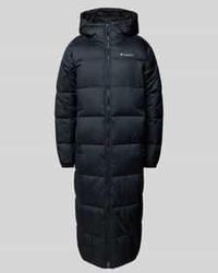 Columbia - Gewatteerde Lange Jas, Model 'Puffect Ii' Met Labelprint - Lyst