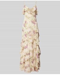Lauren by Ralph Lauren - Abendkleid mit floralem Allover-Print Modell 'PIRENE' - Lyst