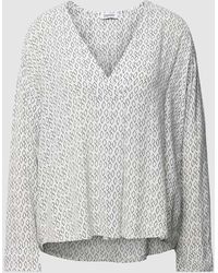 Esprit - Bluse aus Viskose mit Allover-Muster - Lyst