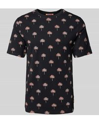 Scotch & Soda - T-Shirt mit Allover-Muster - Lyst