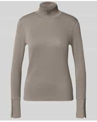 Marc Cain - Shirt Met Lange Mouwen En Opstaande Kraag - Lyst