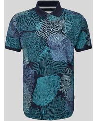 S.oliver - Slim Fit Poloshirt mit Allover-Print Modell 'Big Coral' - Lyst