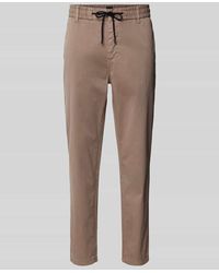 BOSS - Tapered Fit Chino Mit Elastischem Bund - Lyst