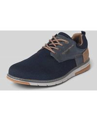 Tom Tailor - Low Top Sneaker im Knitted Look mit hochwertigen Kunstleder-Applikationen - Lyst