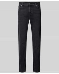 Tommy Hilfiger - Straight Fit Jeans Aus Viskose Im 5-Pocket-Design Modell 'Denton' - Lyst