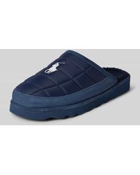 Polo Ralph Lauren - Slides Mit Logo-Stitching - Lyst
