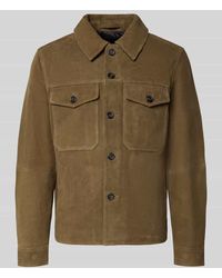 SELECTED - Regular Fit Lederjacke aus echtem Ziegenleder Modell 'THOM' - Lyst