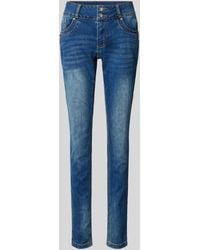 Buena Vista - Slim Fit Jeans im 5-Pocket-Design Modell 'Tummyless' - Lyst