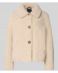 Fuchs & Schmitt - Regular Fit Jacke aus Teddyfell mit Umlegekragen - Lyst