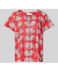 Christian Berg Women - Regular Fit Bluse Mit V-Ausschnitt - Lyst