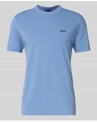 BOSS - Regular Fit T-Shirt Van Katoenmix Model 'Tee' - Lyst