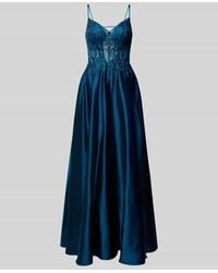 Luxuar - Abendkleid mit Ziersteinbesatz - Lyst