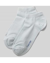 Calvin Klein - Sneakersocken Mit Label-Detail Im 2Er-Pack - Lyst