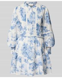 Neo Noir - Knielanges Kleid mit Stehkragen Modell 'Roberta' - Lyst