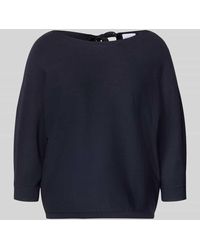 Comma, - Relaxed Fit Pullover aus Viskose-Mix in Strick-Optik - Lyst