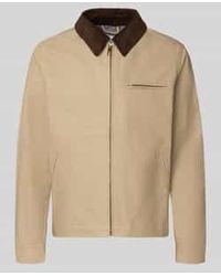 Mcneal - Regular Fit Jack Met Platte Kraag - Lyst