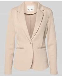 Ichi - Slim Fit Blazer Met Paspelzakken Model 'Kate Pique' - Lyst