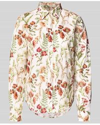 GANT - Regular Fit Hemdbluse mit floralem Allover-Print Modell 'Floral' - Lyst