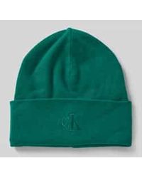 Calvin Klein - Beanie Met Labelstitching - Lyst