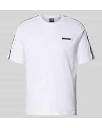 EA7 - Regular Fit T-Shirt Met Logo-Patch - Lyst