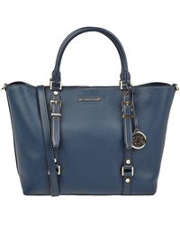 MICHAEL Michael Kors Shopper aus Leder - Blau