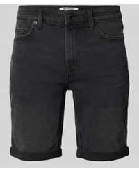 Only & Sons - Regular Fit Korte Jeans Van Katoenmix Met Viscose Model 'Spy' - Lyst