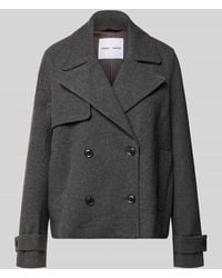 Samsøe & Samsøe - Jacke aus Woll-Mix mit Reverskragen Modell 'MARTA' - Lyst