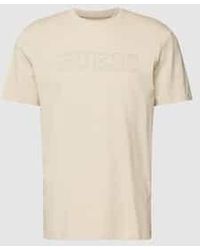 Guess - T-shirt Met Labelprint - Lyst