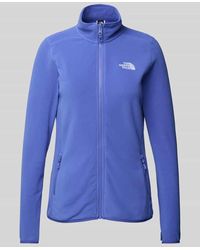 The North Face - Fleecejacke Mit Label-Stitching Modell 'Glacier' - Lyst