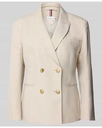 Tommy Hilfiger - Regular Fit Blazer Mit Doppelreihiger Knopfleiste - Lyst