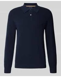 Christian Berg Men - Slim Fit Poloshirt Met Knoopsluiting - Lyst